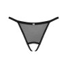 Стринги с доступом Obsessive CELIA NOIR CROTCHLESS THONG, Цвет: черный, Размеры: M/L, изображение 4