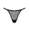 Черные стринги Obsessive CELIA NOIR THONG, Цвет: черный, Размеры: XS/S, изображение 4