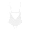 Эротическое боди с доступом Obsessive HEAVENLLY TEDDY, Цвет: белый, Размеры: XS/S, изображение 4