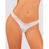 Трусики стринги Obsessive HEAVENLLY THONG, Цвет: белый, Размеры: XS/S