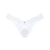 Трусики стринги Obsessive HEAVENLLY THONG, Цвет: белый, Размеры: XS/S, изображение 3