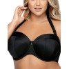 Бюстгальтер балконет для открытых платьев Ava 1787 U MAXI черный, Цвет: черный, Размеры: 95D
