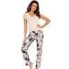 Пижама женская со штанами Donna SOFIA pyjamas, Цвет: бежевый, Размеры: L, изображение 2