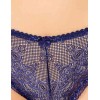 Кружевные трусы стринги Simona M 003/30 синий, Цвет: синий, Размеры: 2XL, изображение 2