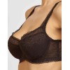 Бюстгальтер балконет Simona M 608 шоколад-сетка, Цвет: шоколад-сетка, Размеры: 75G, изображение 6