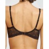 Бюстгальтер балконет Simona M 608 шоколад-сетка, Цвет: шоколад-сетка, Размеры: 75G, изображение 2