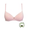 Бюстгальтер пуш-ап без косточек хлопок Sielei NATURAL COTTON 1456 rosa melange, Цвет: rosa melange, Размеры: 80B, изображение 2