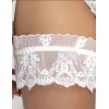 Кружевная подвязка Sielei GLAM 1950 bianco, Цвет: bianco latte (молочн, Размеры: UN