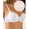 Бюстгальтер формованная чашка Sielei WONDER LACE 2452 cipria, Цвет: cipria (телесный), Размеры: 75E