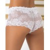 Трусы шорты кружевные Sielei WONDER LACE 2459 bianco, Цвет: bianco (белый), Размеры: S, изображение 2