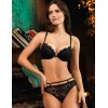 Кружевные трусики бразилиана Mioocchi MATILDA 8200 nero, Цвет: nero (черный), Размеры: S, изображение 3