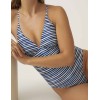 Полосатый слитный купальник Naturana 73395 THE STRIPE синий, Цвет: синий, Размеры: 75B, изображение 5