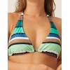 Полосатый купальный лиф Naturana 77059 CENTRAL PARK хаки/черный/бирюза, Цвет: хаки/черный/бирюза, Размеры: M