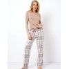 Женская пижама с брюками Aruelle ADRIANE, Цвет: серый/бежевый, Размеры: XS, изображение 2