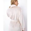 Плюшевый женский халат Aruelle EVA CREME, Цвет: кремовый, Размеры: 2XL, изображение 3