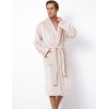 Теплый мужской халат Aruelle HENRY CREME, Цвет: кремовый, Размеры: 2XL, изображение 2