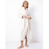 Длинный теплый халат Aruelle TEODORA, Цвет: экрю, Размеры: XL