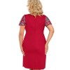 Сорочка с короткими рукавами Donna RITA PLUS nightdress, Цвет: бордовый, Размеры: 5XL, изображение 2