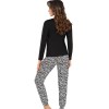 Женская пижама Donna ZEBRA pyjamas, Цвет: черно-белый, Размеры: S, изображение 3