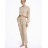 Комплект женский в рубчик Esotiq CLYTIA 40253 бежевый, Цвет: бежевый, Размеры: L, изображение 3