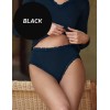 Набор трусов (2шт) Janira PACK-2 FRESH COTTON LACE 1030808 MID SLIP black, Цвет: black (черный), Размеры: M