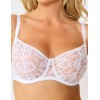 Кружевной мягкий бюстгальтер балконет Lina A 3069 белый, Цвет: белый, Размеры: 75B