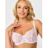 Кружевной мягкий бюстгальтер балконет Lina A 3069 белый, Цвет: белый, Размеры: 75B, изображение 3