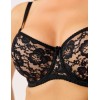 Кружевной мягкий бюстгальтер балконет Lina A 3069 черный, Цвет: черный, Размеры: 70C, изображение 3