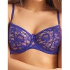 Кружевной мягкий бюстгальтер балконет Lina A 3069 южная ночь, Цвет: южная ночь, Размеры: 70D