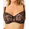 Кружевной мягкий бюстгальтер балконет Lina A 3069 коричневый, Цвет: коричневый, Размеры: 85C