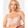 Кружевной мягкий бюстгальтер балконет Lina A 3069 серебристый пион, Цвет: серебристый пион, Размеры: 70E, изображение 5