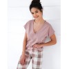 Женская хлопковая пижама Sensis NETTY, Цвет: розовый, Размеры: S