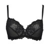 Бюстгальтер мягкий кружевной Sielei GLAM 1940 nero, Цвет: nero (черный), Размеры: 95D, изображение 3