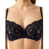Бюстгальтер полумягкий кружевной Coquette Revue MIRACLE 85127-18, Цвет: черный, Размеры: 85C