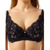 Кружевной бюстгальтер с поролоном Coquette Revue MIRACLE 89127-18, Цвет: черный, Размеры: 85F