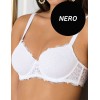 Бюстгальтер балконет Sielei WONDER LACE 2454 nero, Цвет: nero (черный), Размеры: 75B