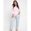 Хлопковая пижама с брюками Taro AMORA 3008-01, Цвет: розовый, Размеры: 2XL, изображение 2