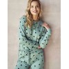 Хлопковая женская пижама Taro NINA 2977-01, Цвет: зеленый, Размеры: XL