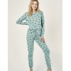 Хлопковая женская пижама Taro NINA 2977-01, Цвет: зеленый, Размеры: XL, изображение 3