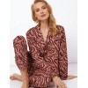 Пижама с брюками из вискозы Aruelle ROSABEL, Цвет: коричневая роза, Размеры: XS