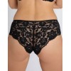 Кружевные трусы бразилиана Subtille BELLA braz черный, Цвет: черный, Размеры: S, изображение 2