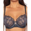 Полумягкий кружевной бюстгальтер Ava YUCCA 1937 PU графит, Цвет: графит, Размеры: 100D