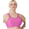 Спортивный бюстгальтер Glamorise GI9160 розовый, Цвет: розовый, Размеры: 110C, изображение 4