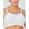 Спортивный бюстгальтер для фитнеса Glamorise GI9167 белый, Цвет: белый, Размеры: 75B