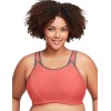 Спортивный бюстгальтер для фитнеса Glamorise GI9167 коралл, Цвет: коралл, Размеры: 105B, изображение 5