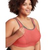 Спортивный бюстгальтер для фитнеса Glamorise GI9167 коралл, Цвет: коралл, Размеры: 105B, изображение 3