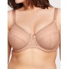 Бюстгальтер мягкий кружевной Glamorise GI9855 кофе с молоком, Цвет: кофе с молоком, Размеры: 85F
