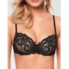 Кружевной бюстгальтер балконет Infiore PIZZO 5001 luxury black, Цвет: luxury black (черный+беж), Размеры: 70B