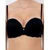 Бюстгальтер фашия с двойным пуш-ап Lormar EXTRA PIZZO nero, Цвет: nero (черный), Размеры: 75B