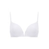 Бюстгальтер с глубоким вырезом Lormar NATURALE V-BRA bianco, Цвет: bianco (белый), Размеры: 70B, изображение 2